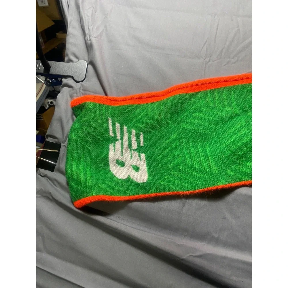 Ireland Football Soccer Knit Fan Scarf Green Orange Supporter Futbol New Balance
